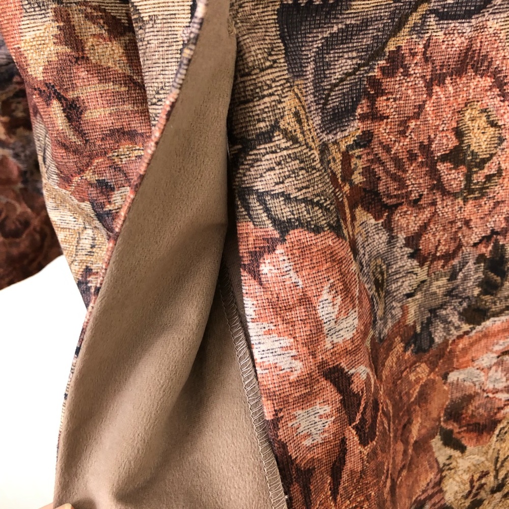 Vintage Floral Print Button Down Top Sz M - Picture 7 of 10